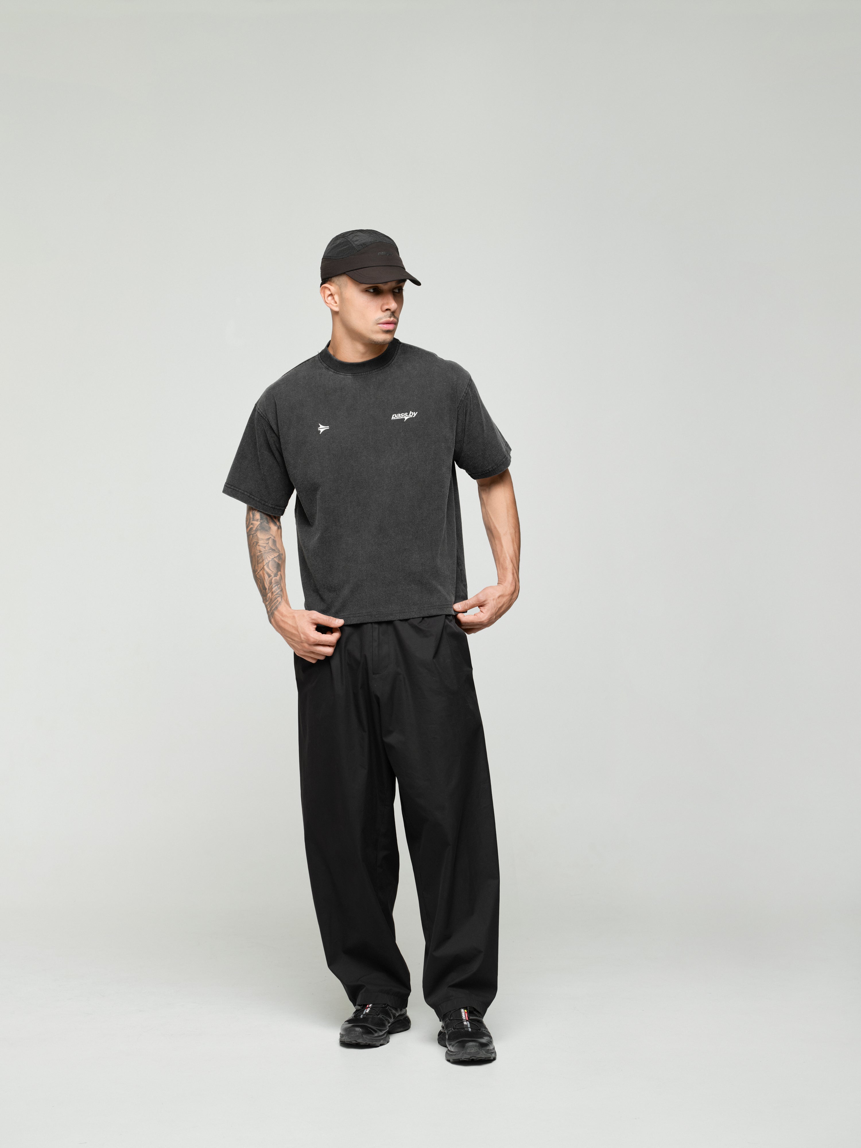 Uniform Tee - Washed Black