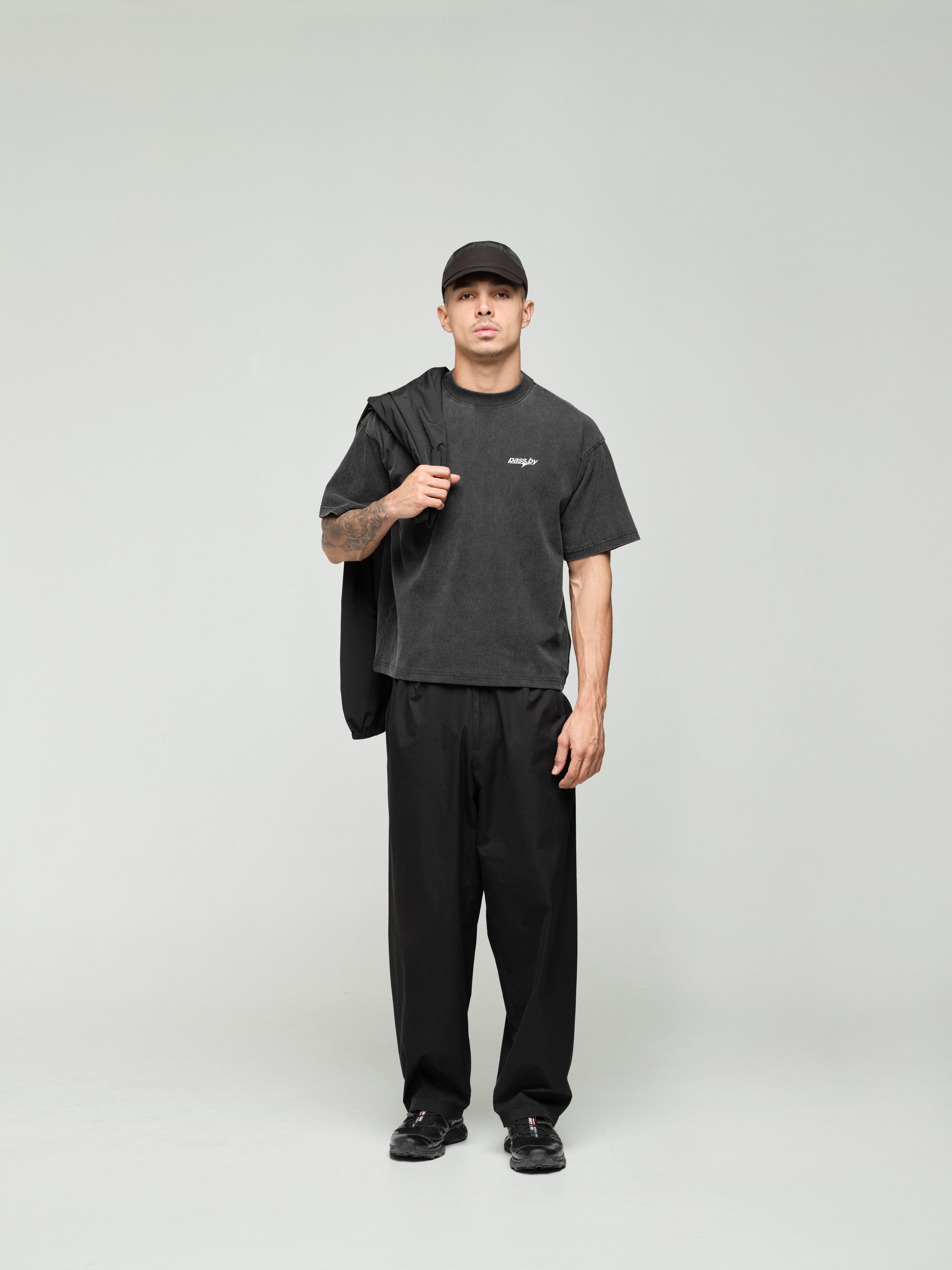 Uniform Tee - Washed Black